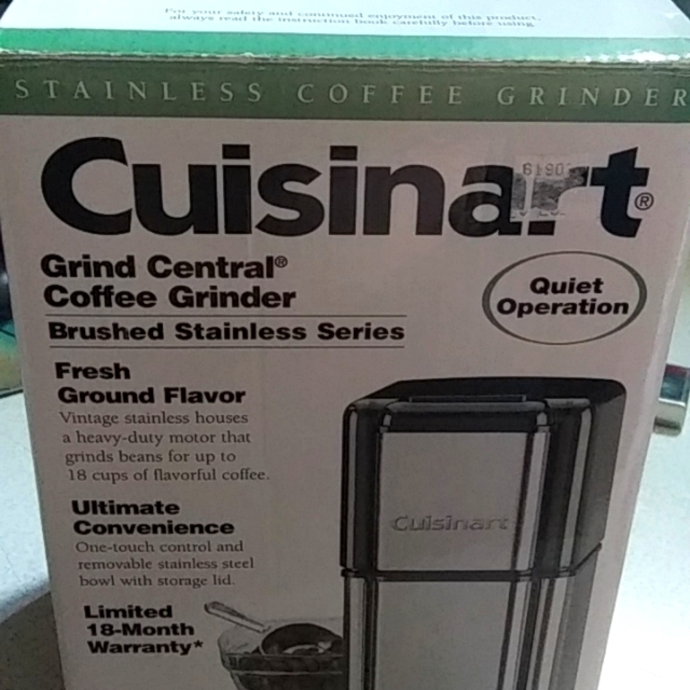 Cuisinart Coffee Grinder 18 Cup Capacity